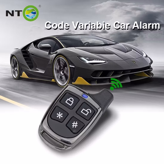 Sistema antifurto universale per auto usa e getta con telecomando variabile e codice variabile